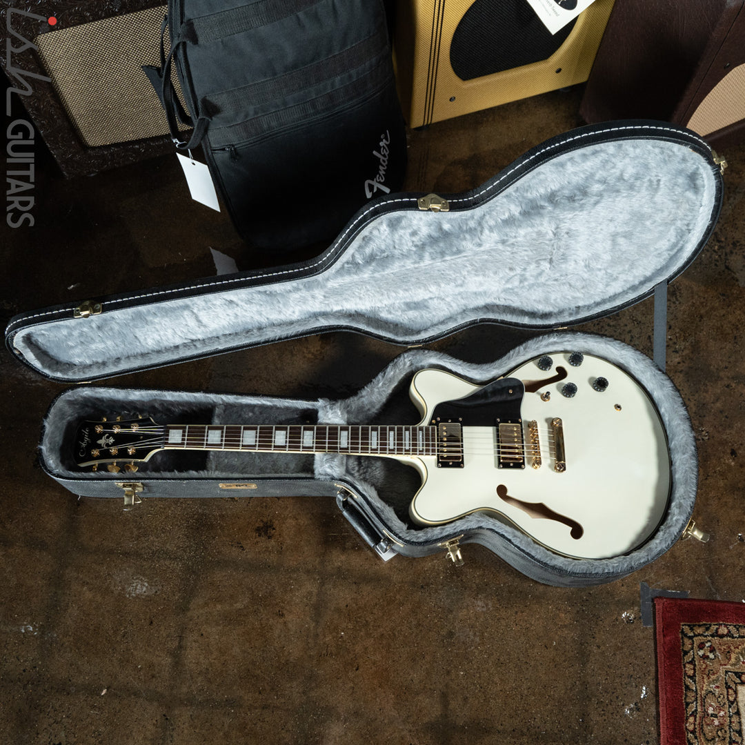 Agile AS-820 Semi-Hollow Aged White