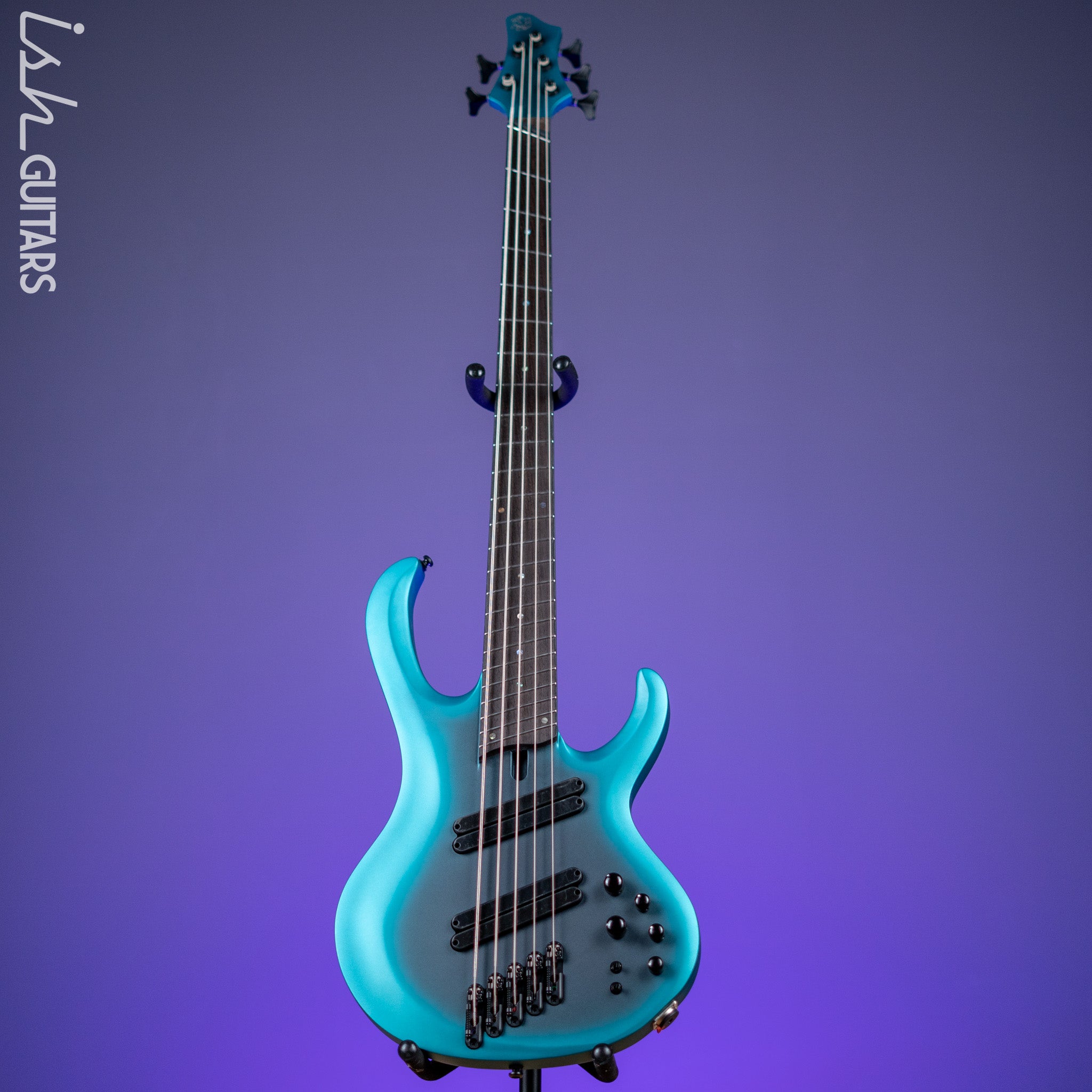 Ibanez BTB605MS Multi-Scale 5-String Bass Cerulean Aura Burst