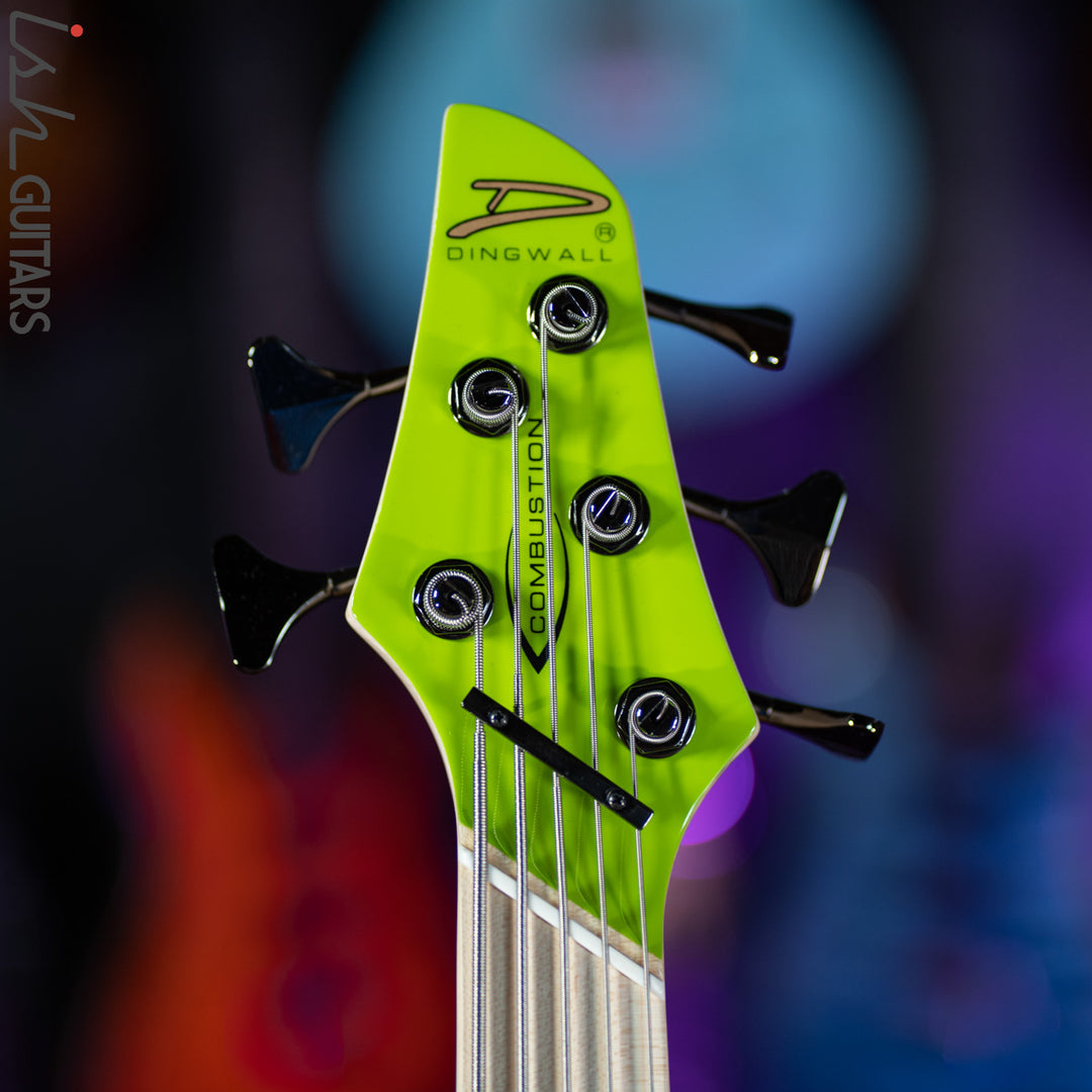Dingwall NG-3 5-String Ferrari Green – Ish Guitars