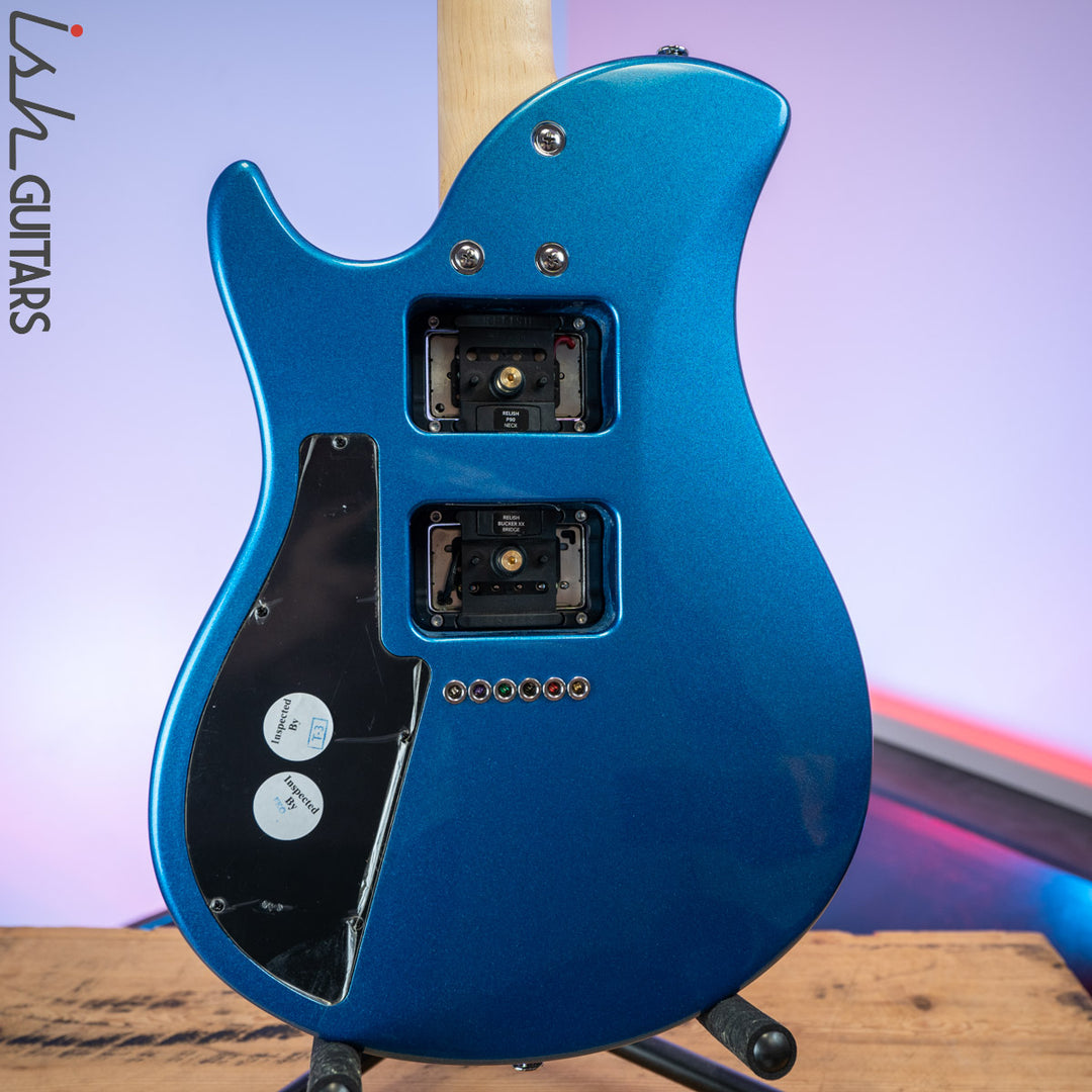 Trinity by Relish Metallic Blue w/ Extra Pickups – Ish Guitars
