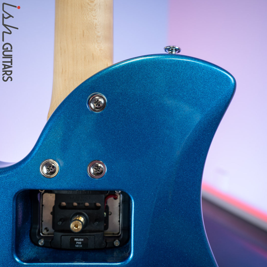 Trinity by Relish Metallic Blue w/ Extra Pickups