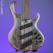 Ibanez BTB806MS Multi-Scale 6-String Bass Transparent Grey Flat Demo