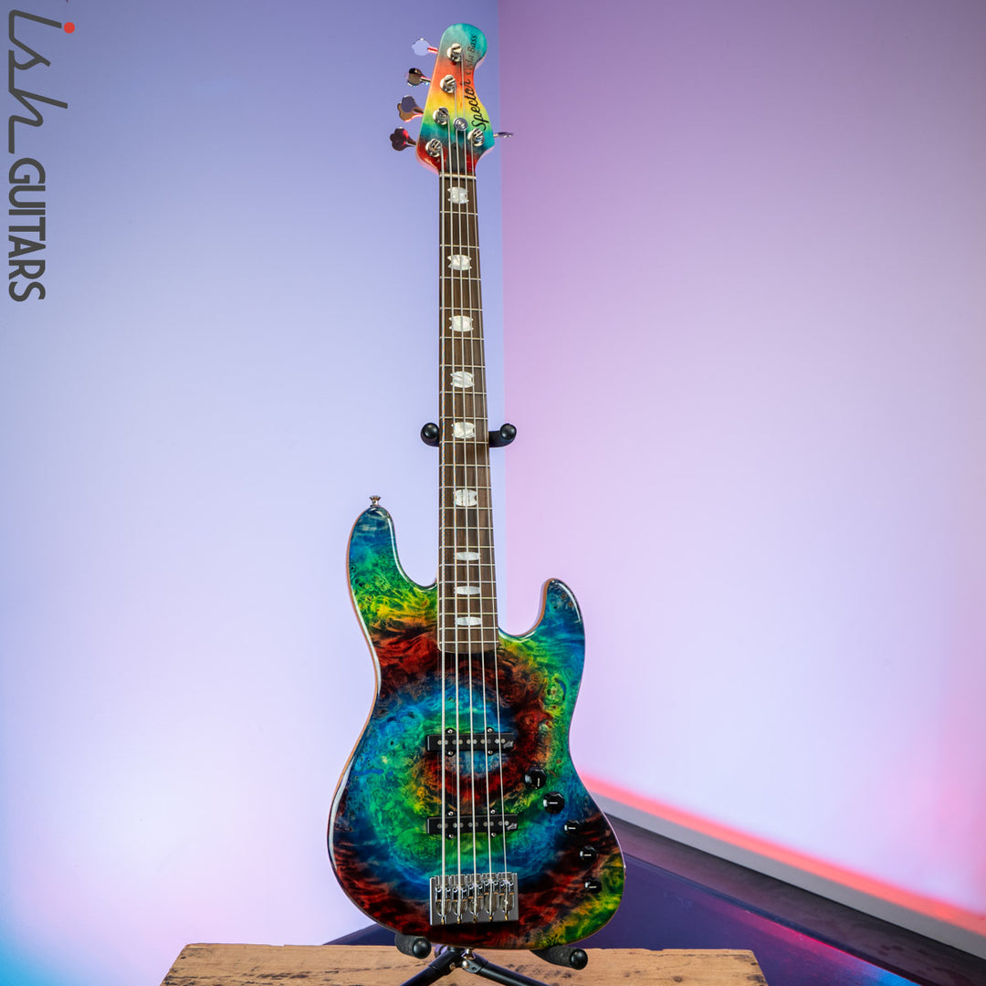 Spector Coda 5 Rainbow Tie Dye Swirl