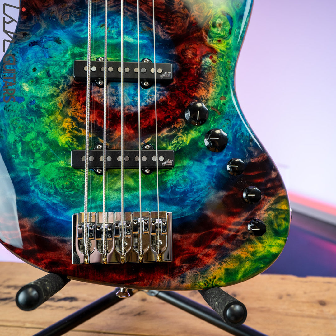 Spector Coda 5 Rainbow Tie Dye Swirl
