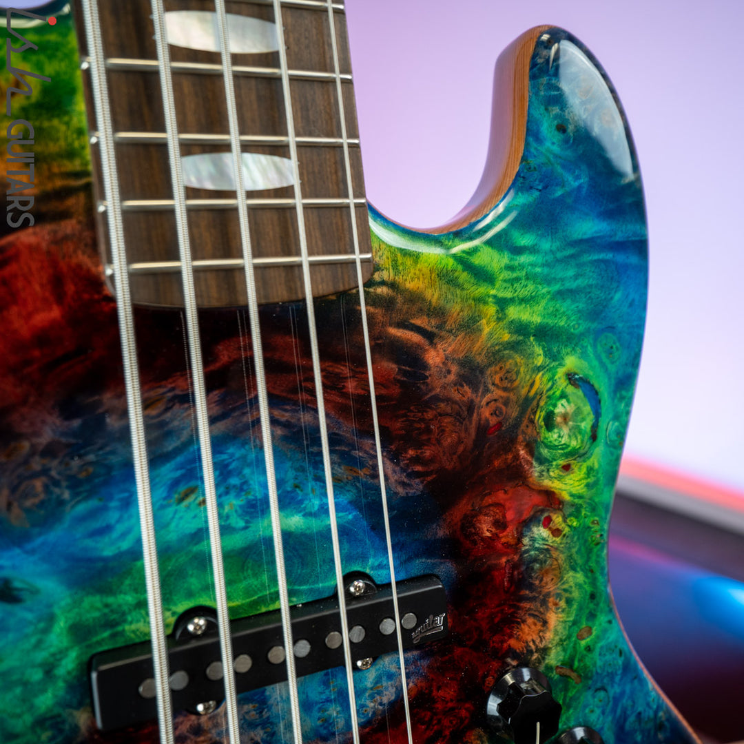 Spector Coda 5 Rainbow Tie Dye Swirl