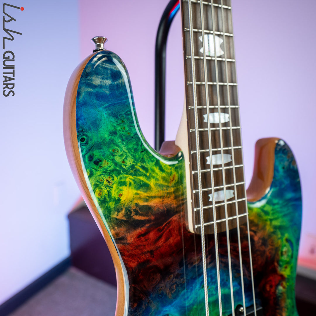 Spector Coda 5 Rainbow Tie Dye Swirl
