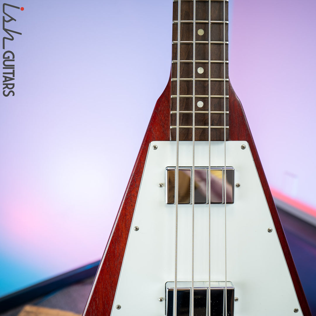 2012 Gibson Shortscale Flying V Bass Cherry