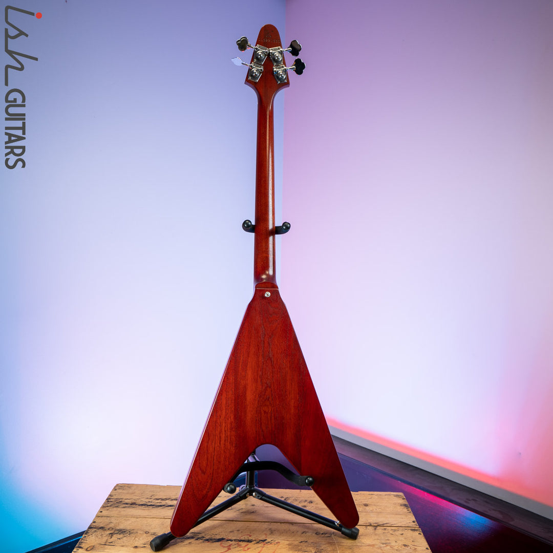 2012 Gibson Shortscale Flying V Bass Cherry
