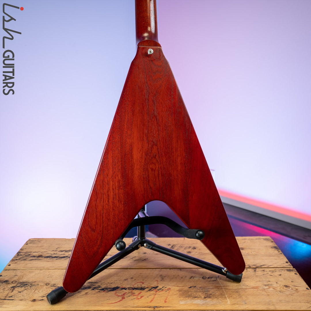 2012 Gibson Shortscale Flying V Bass Cherry