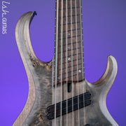 Ibanez BTB806MS Multi-Scale 6-String Bass Transparent Grey Flat Demo