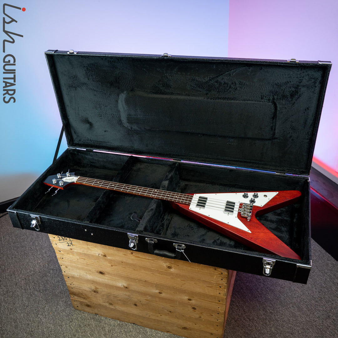 2012 Gibson Shortscale Flying V Bass Cherry