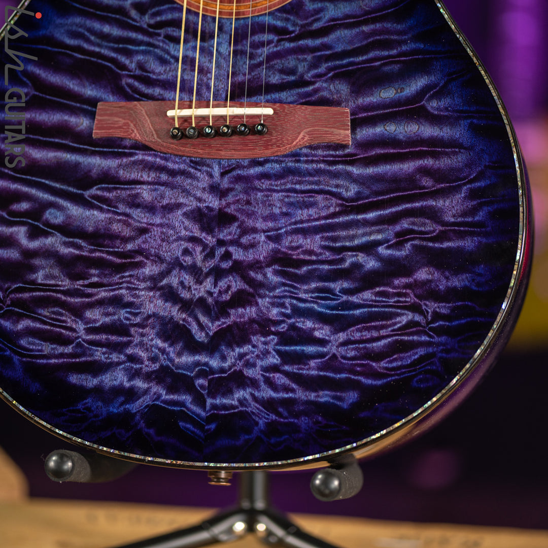 PRS Private Stock Angelus Acoustic Aqua Violet Smoked Burst