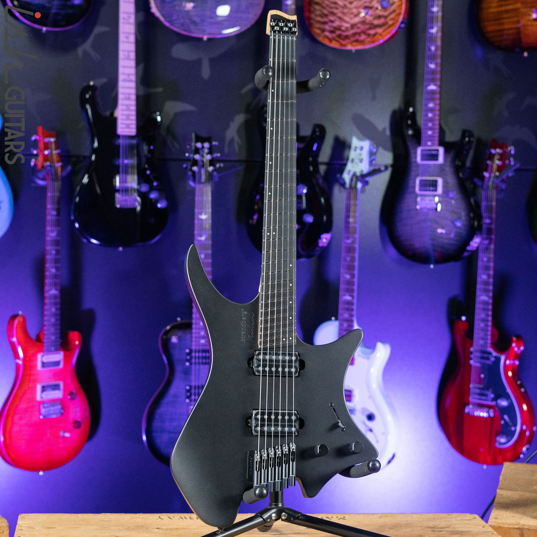Strandberg Boden Metal NX 6 Multiscale Headless Guitar Black Granite Demo
