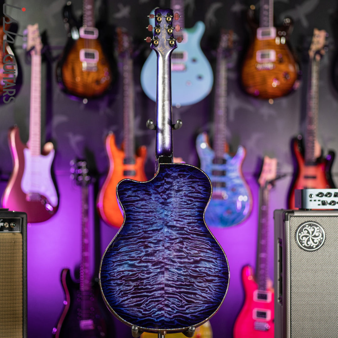PRS Private Stock Angelus Acoustic Aqua Violet Smoked Burst