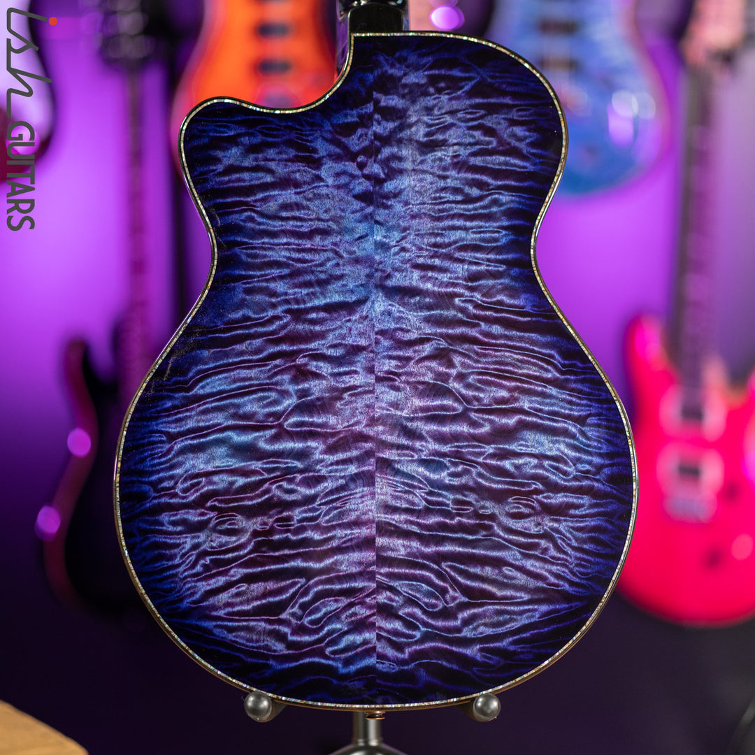 PRS Private Stock Angelus Acoustic Aqua Violet Smoked Burst