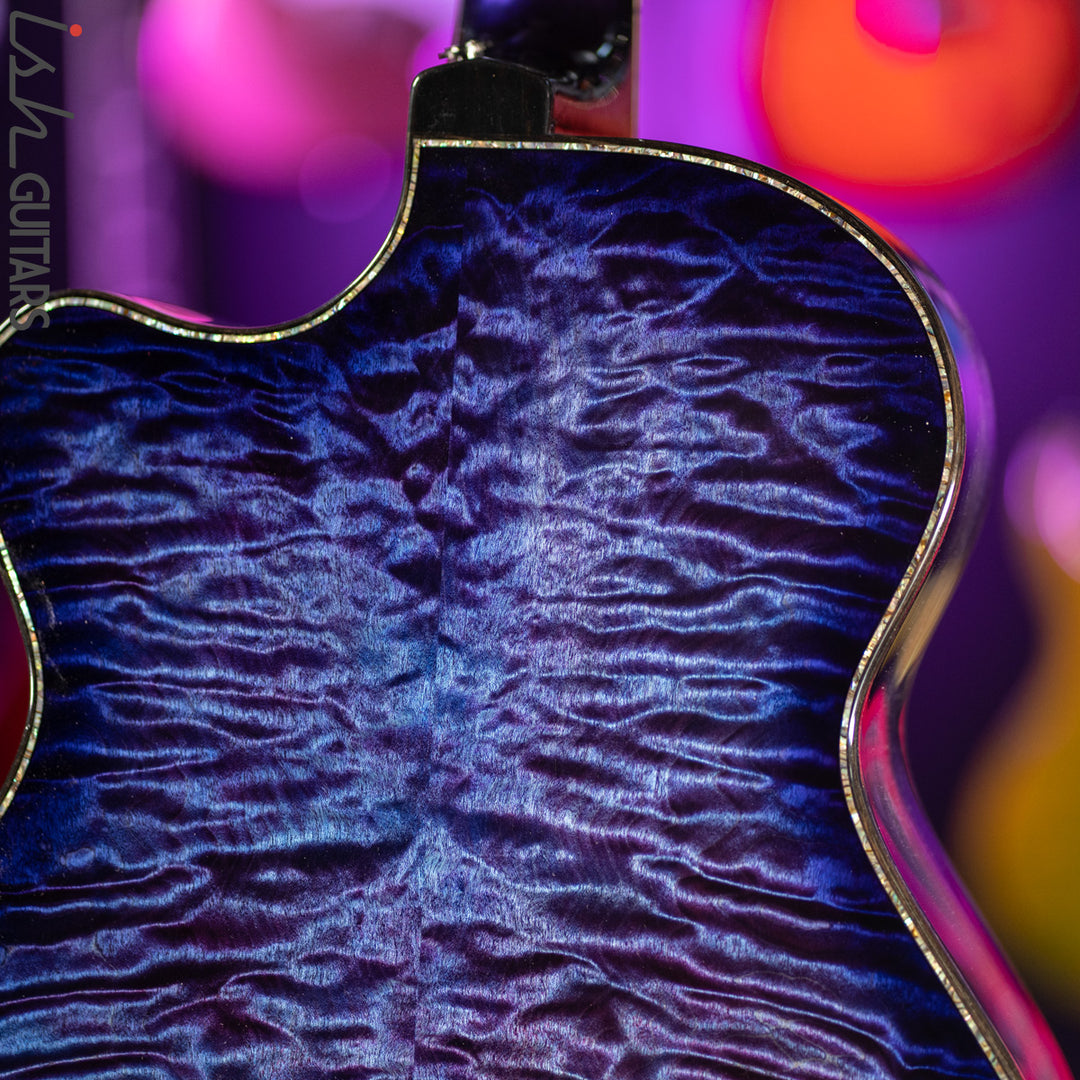 PRS Private Stock Angelus Acoustic Aqua Violet Smoked Burst