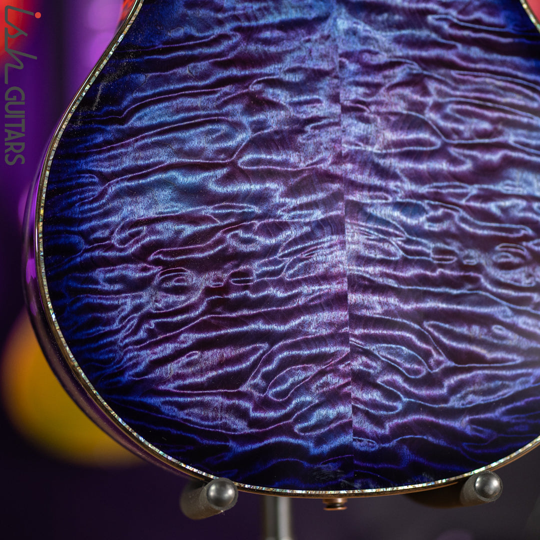 PRS Private Stock Angelus Acoustic Aqua Violet Smoked Burst