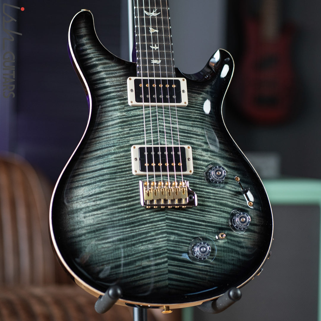 PRS Custom 22 Piezo Trampas Green Smokeburst 10 Top