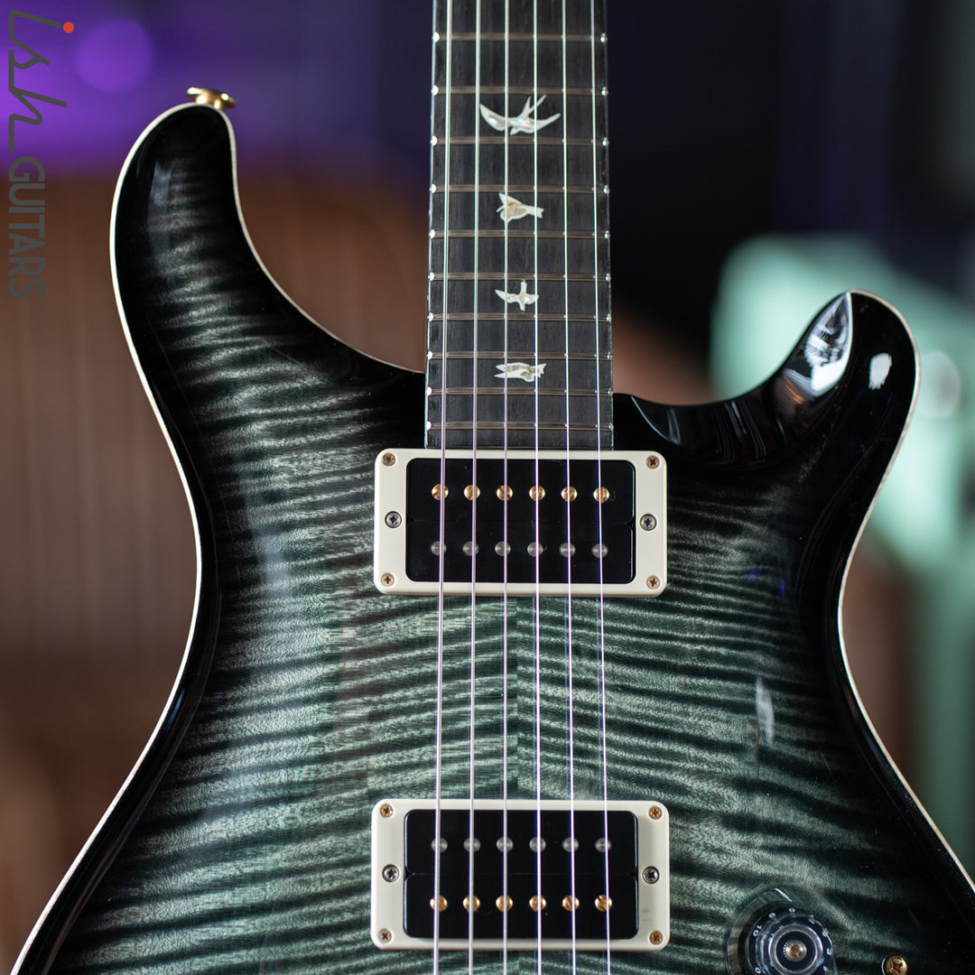 PRS Custom 22 Piezo Trampas Green Smokeburst 10 Top