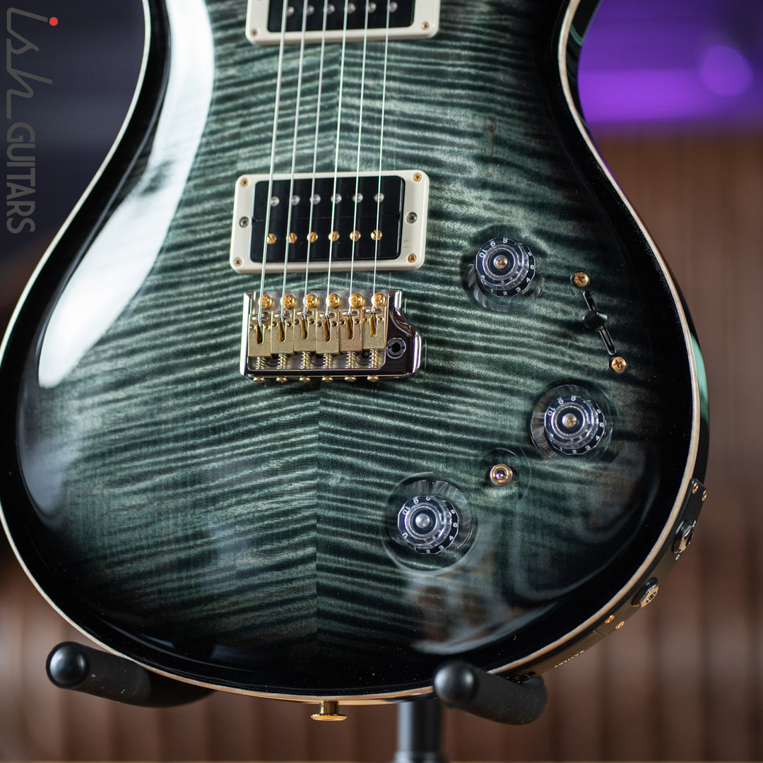 PRS Custom 22 Piezo Trampas Green Smokeburst 10 Top