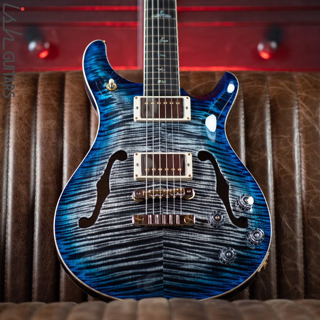 PRS McCarty 594 Hollowbody II Charcoal Blue Burst 10 Top