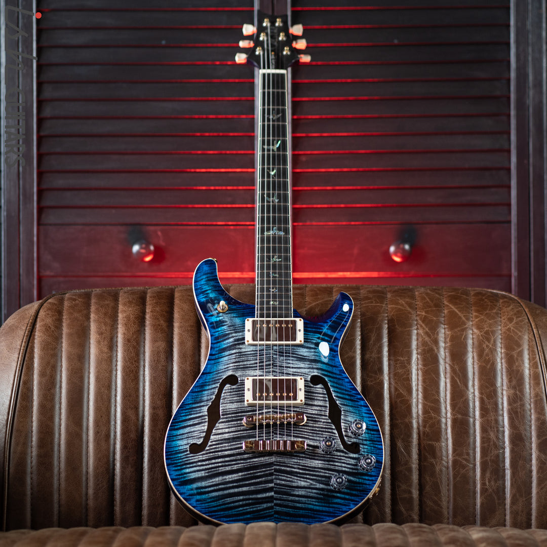 PRS McCarty 594 Hollowbody II Charcoal Blue Burst 10 Top