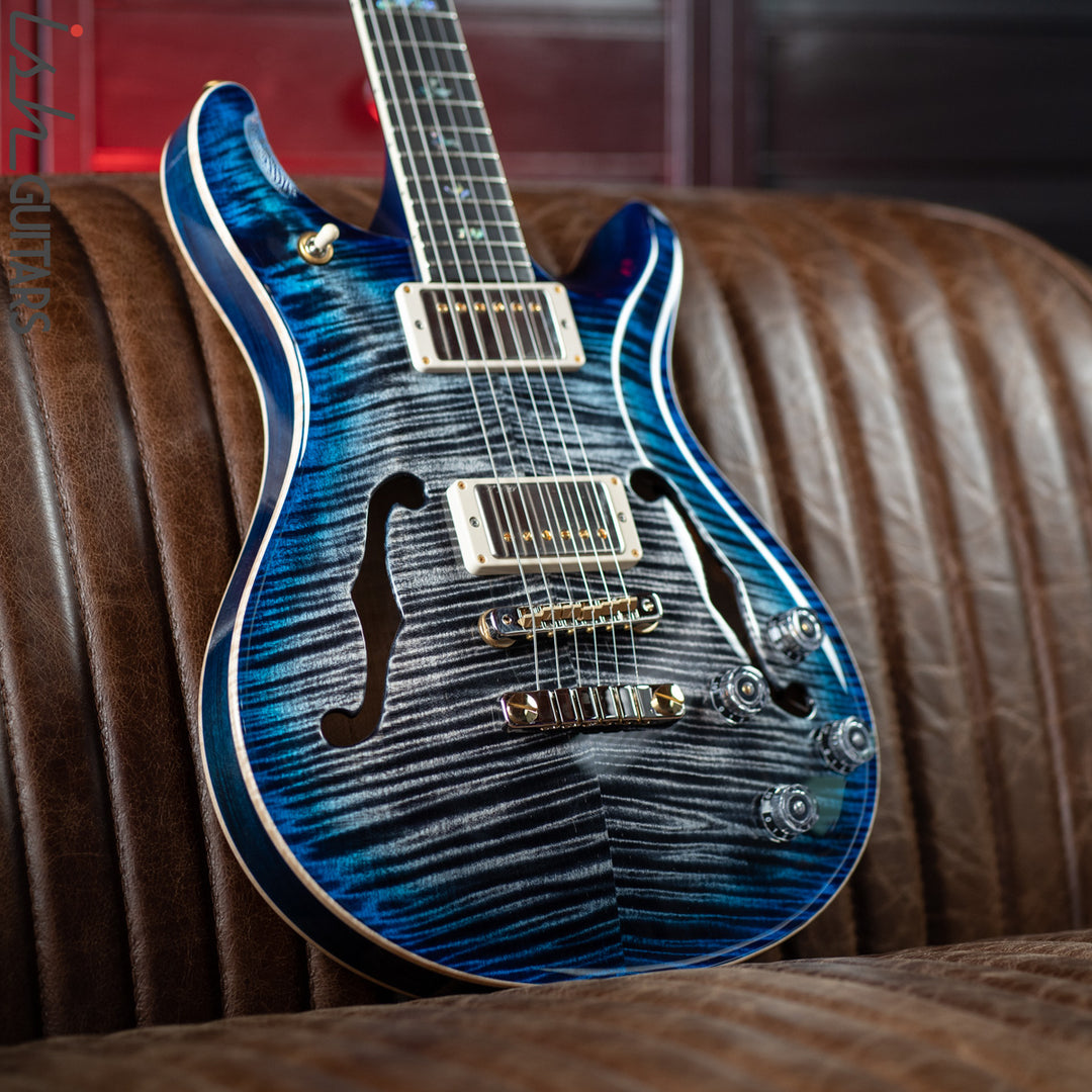 PRS McCarty 594 Hollowbody II Charcoal Blue Burst 10 Top