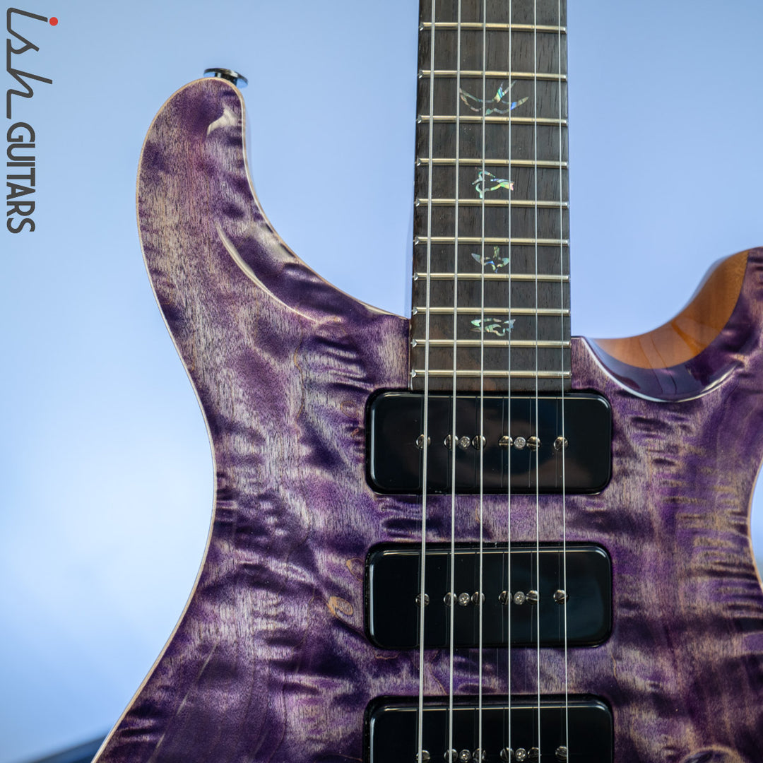 PRS Wood Library Custom 22 Soapbar Faded Purple One-Piece