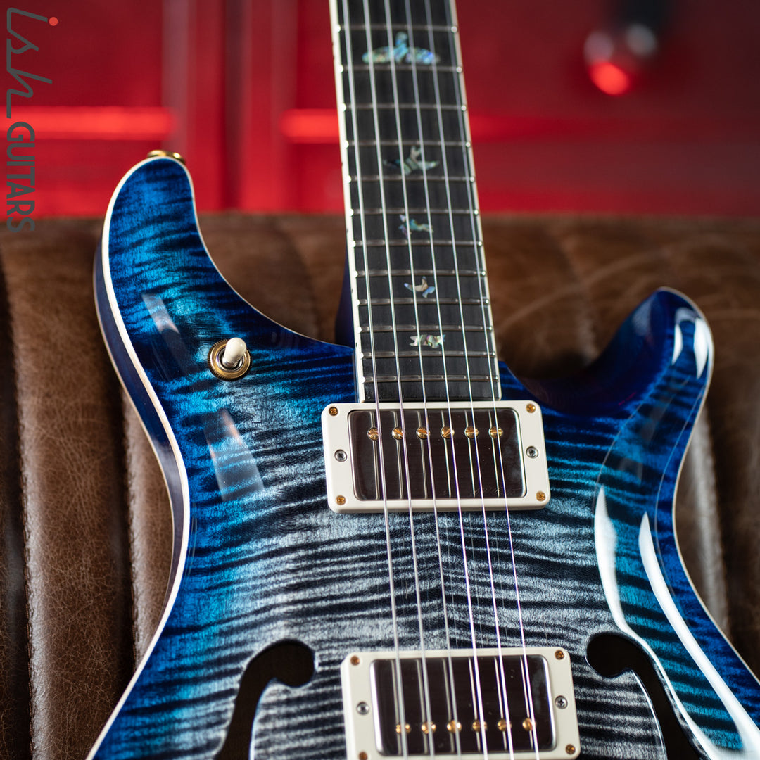 PRS McCarty 594 Hollowbody II Charcoal Blue Burst 10 Top