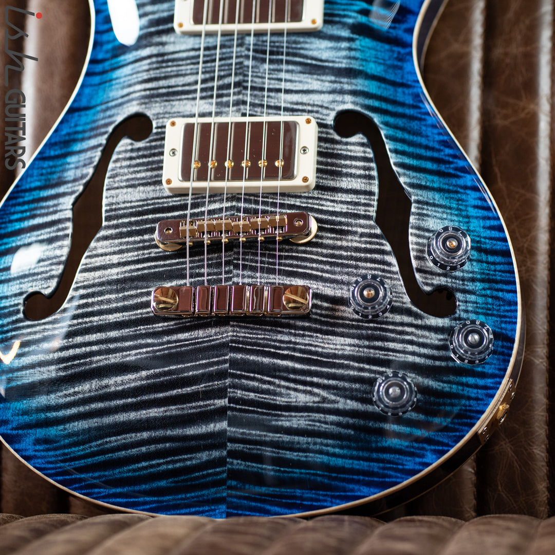 PRS McCarty 594 Hollowbody II Charcoal Blue Burst 10 Top
