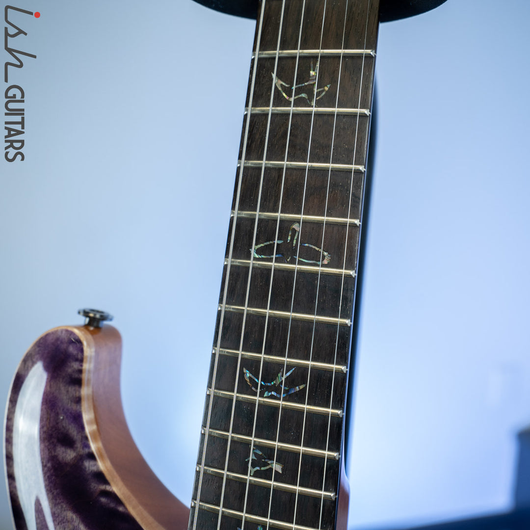 PRS Wood Library Custom 22 Soapbar Faded Purple One-Piece