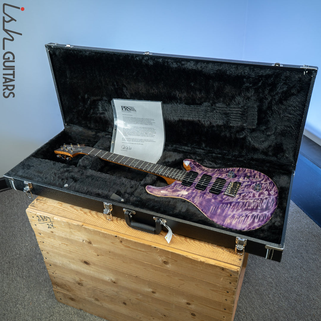 PRS Wood Library Custom 22 Soapbar Faded Purple One-Piece