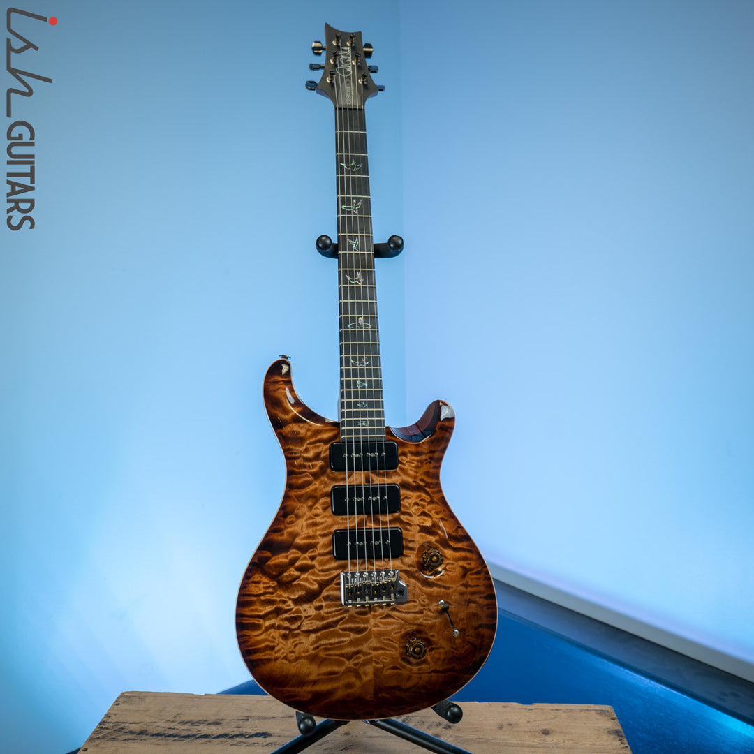 PRS Wood Library Custom 22 Soapbar Copperhead Burst