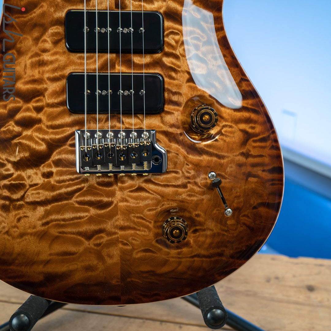 PRS Wood Library Custom 22 Soapbar Copperhead Burst