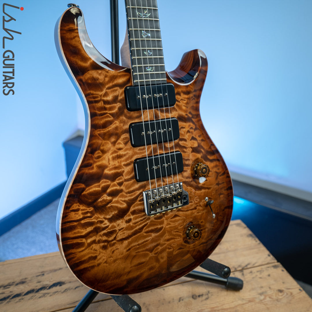 PRS Wood Library Custom 22 Soapbar Copperhead Burst