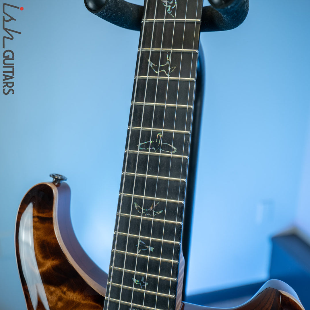 PRS Wood Library Custom 22 Soapbar Copperhead Burst
