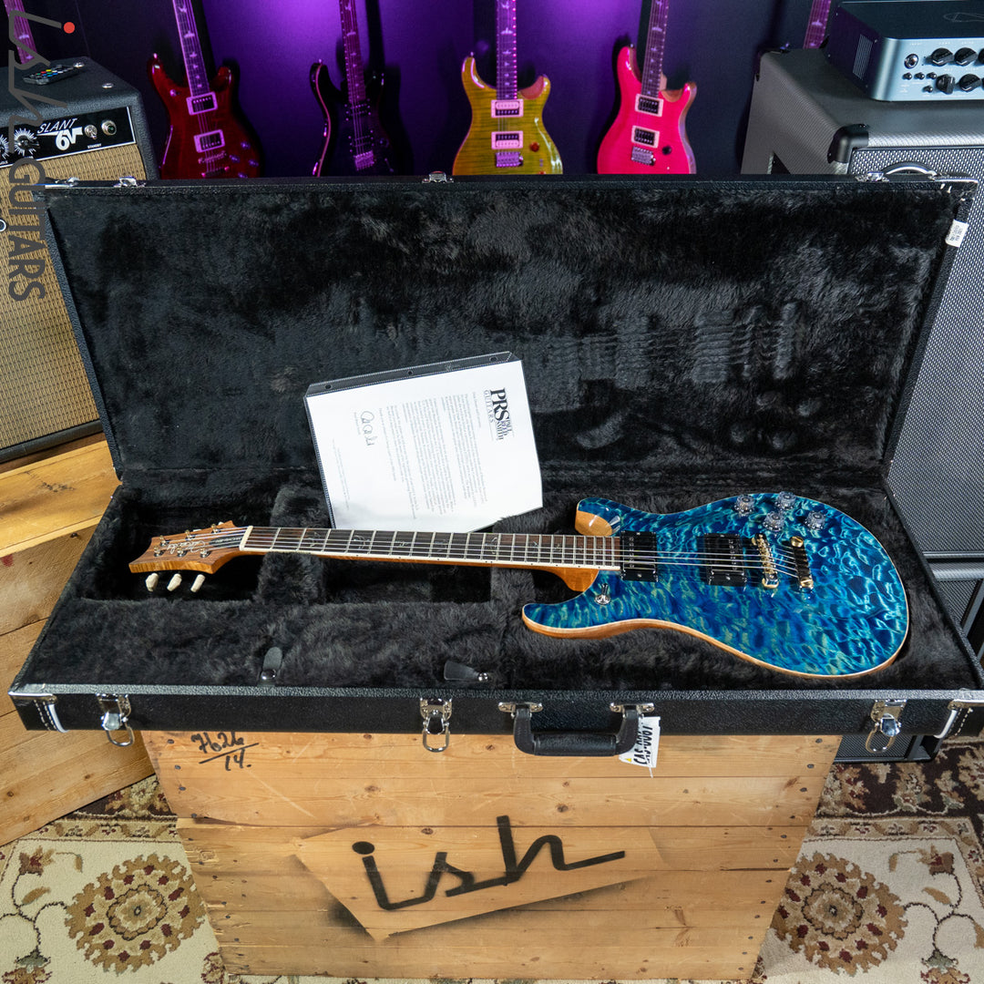 PRS McCarty 594 Wood Library River Blue 10 Top Quilt