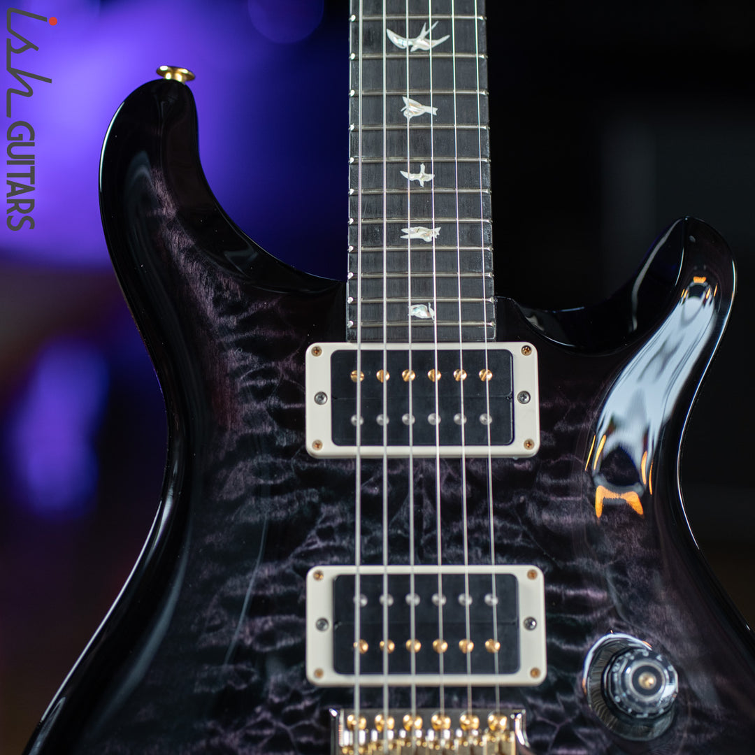 PRS Custom 24 Purple Mist Smokewrap 10 Top Quilt