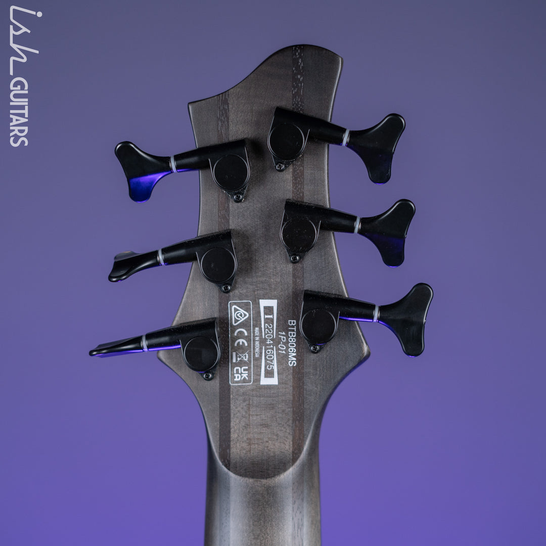 Ibanez BTB806MS Multi-Scale 6-String Bass Transparent Grey Flat