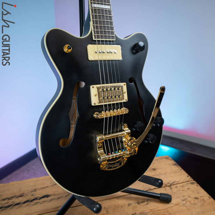 Gretsch Streamliner G2655TG-P90 Limited Edition Matte Black – Ish Guitars