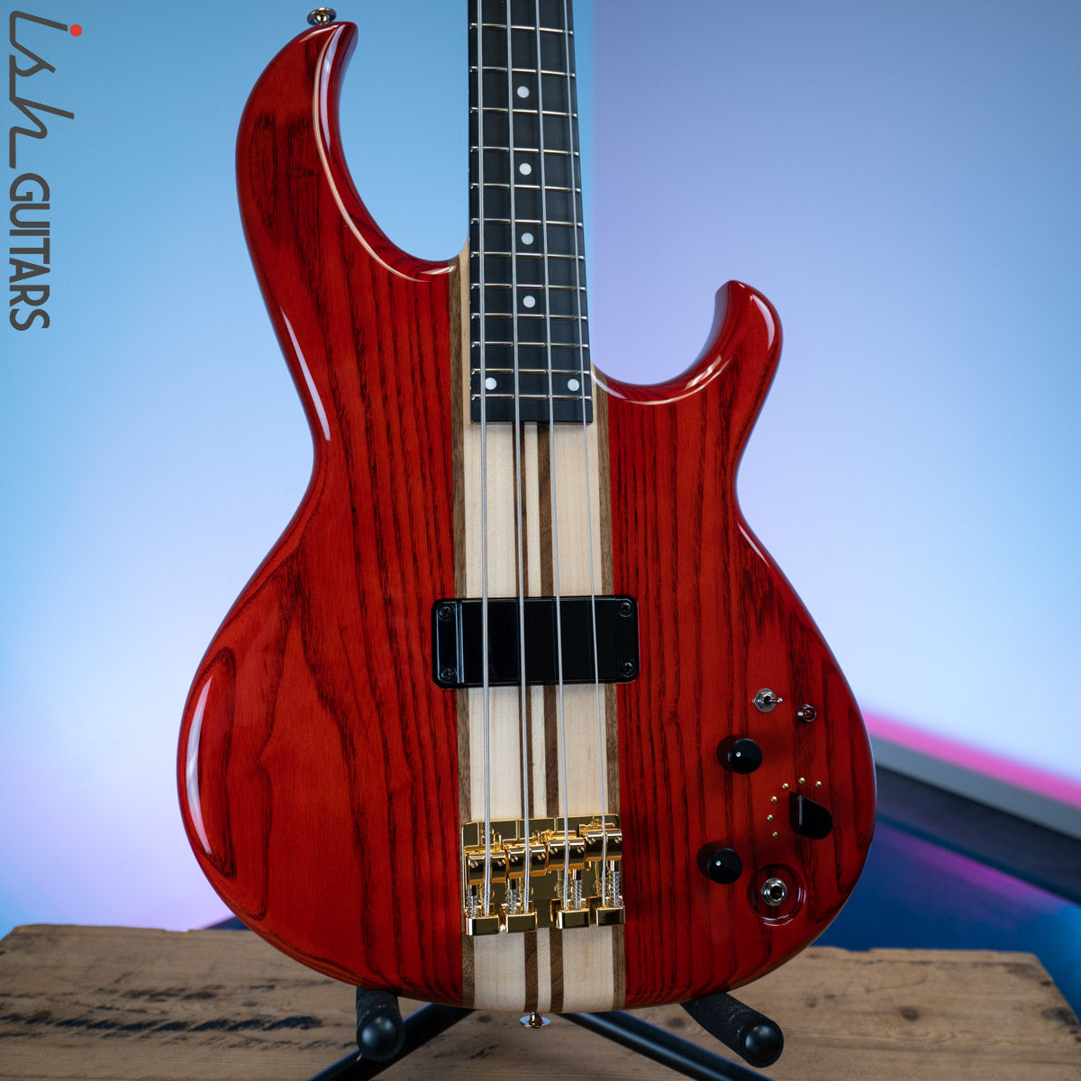2020 Aria Pro II SB-1000B Reissue Bass Guitar Made in Japan Red