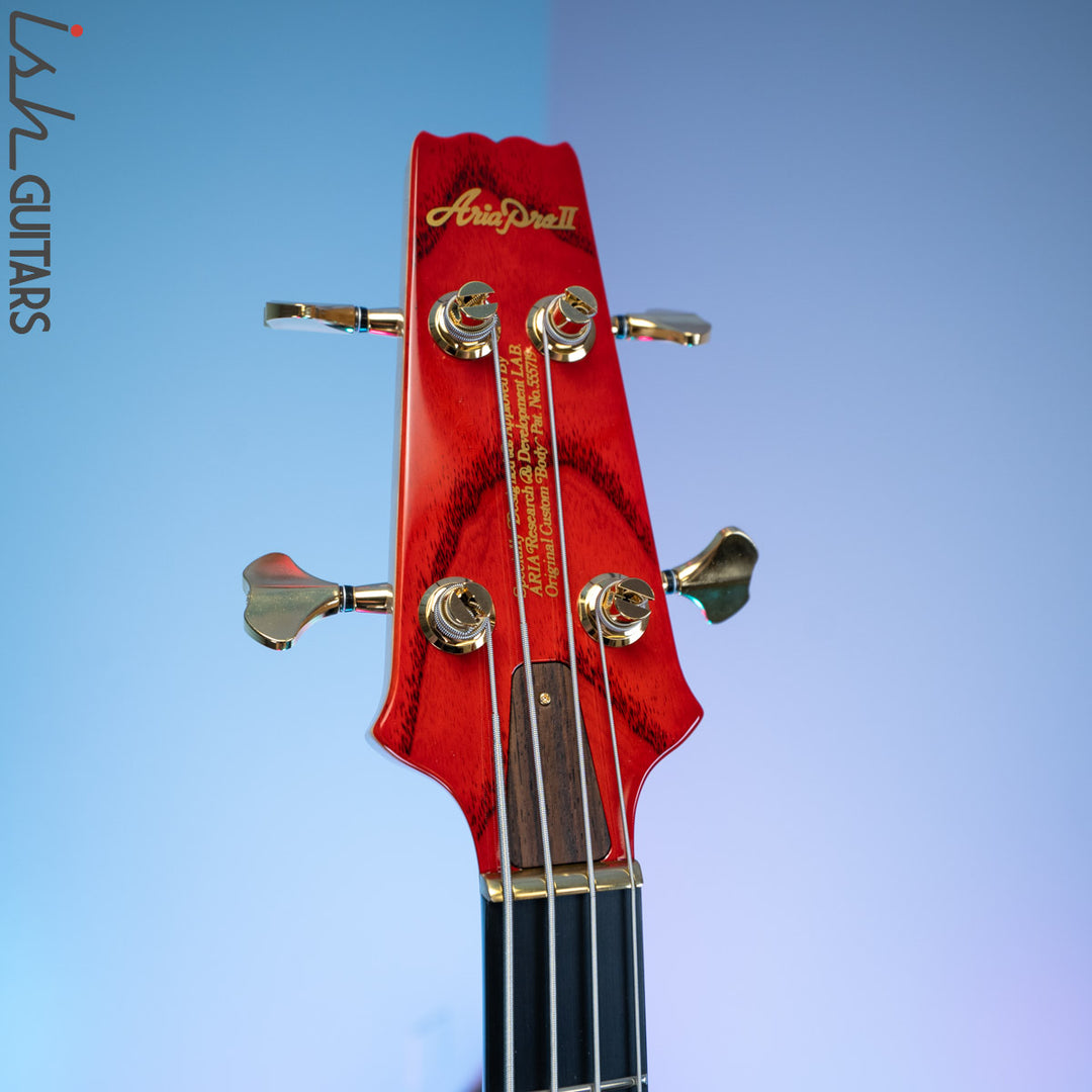2020 Aria Pro II SB-1000B Reissue Bass Guitar Made in Japan Red