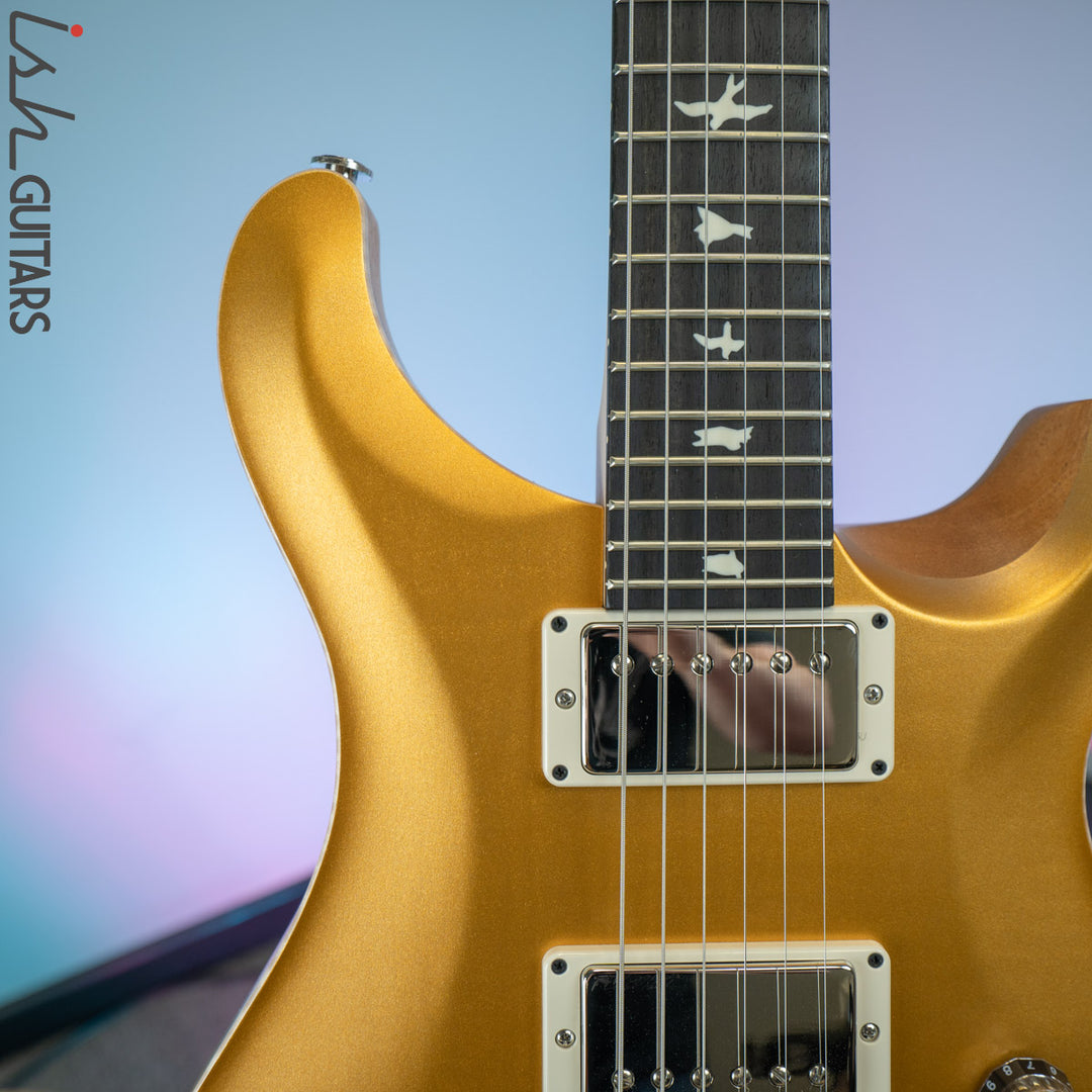 PRS CE 24 Satin Nitro 57/08 Ebony Fretboard Gold Top