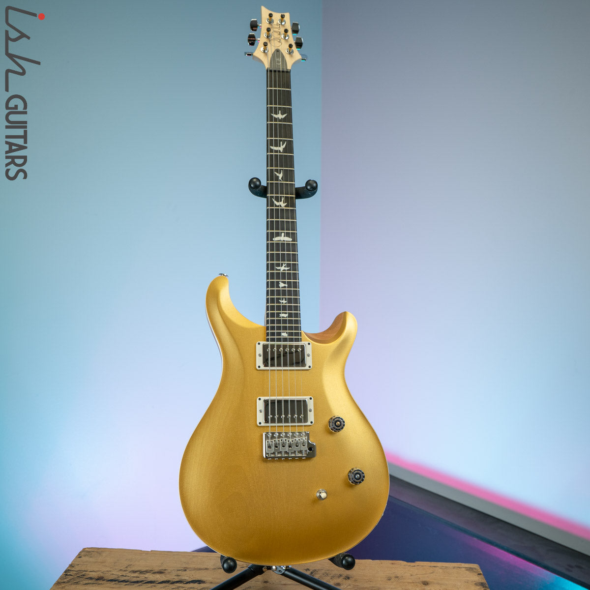 PRS CE 24 Satin Nitro 57/08 Ebony Fretboard Gold Top – Ish Guitars PRS CE 24 Satin Nitro 57/08 Ebony Fretboard Gold Top – Ish Guitars