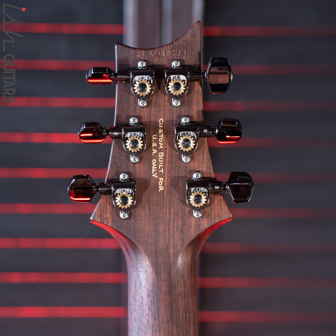 PRS Custom 24 Wood Library River Blue One Piece Quilt 10 Top Rosewood Neck