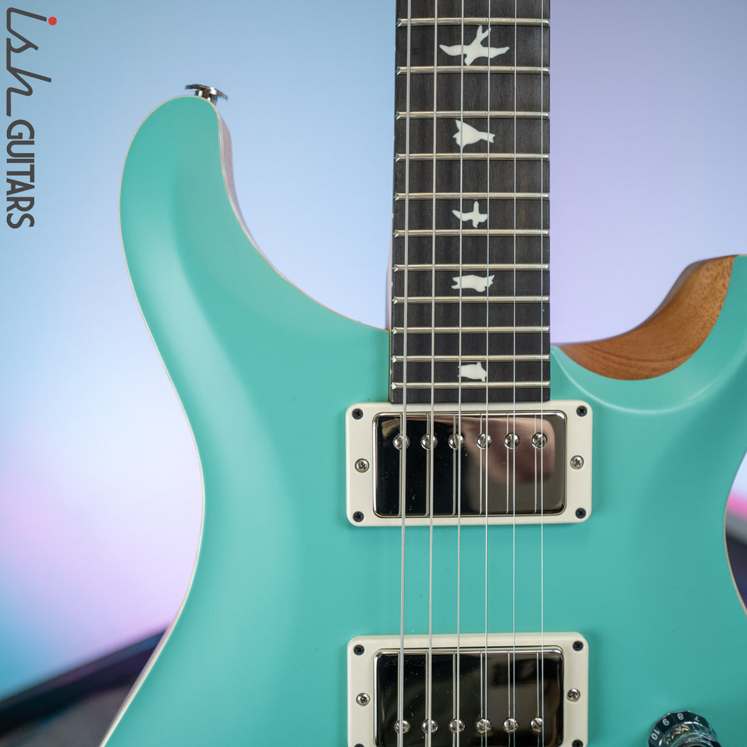 PRS CE 24 Satin Nitro 57/08 Ebony Fretboard Seafoam Green