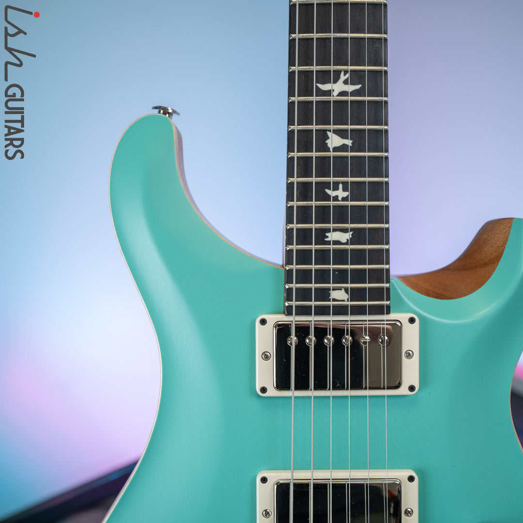 PRS CE 24 Satin Nitro 57/08 Ebony Fretboard Seafoam Green