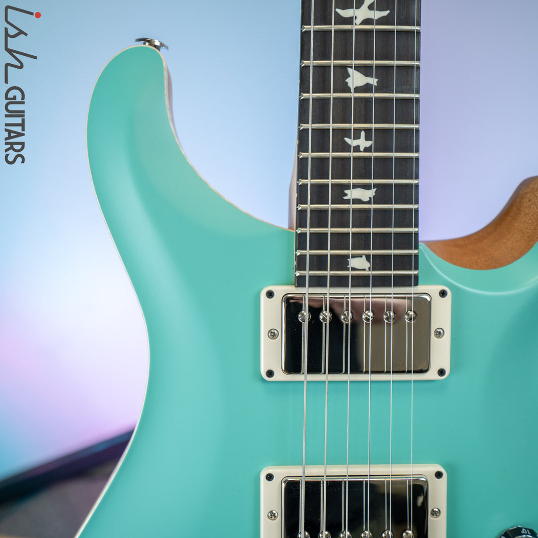 PRS CE 24 Satin Nitro 57/08 Ebony Fretboard Seafoam Green