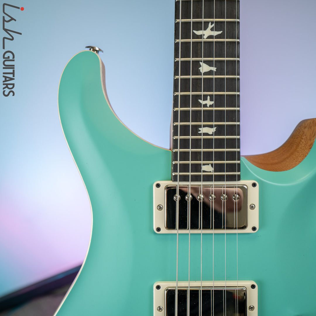 PRS CE 24 Satin Nitro 57/08 Ebony Fretboard Seafoam Green