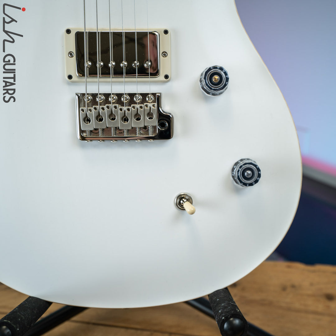 PRS CE 24 Satin Nitro 57/08 Ebony Fretboard Jet White